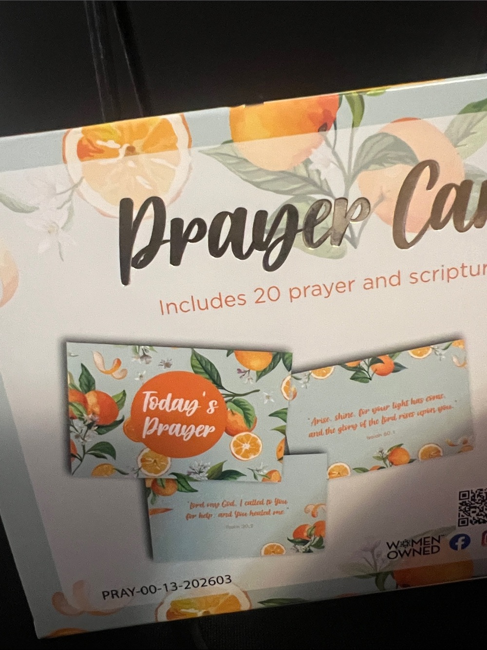 Citrus Bundle, Mug, Notebook, Scripture/Prayer Cards - Picture 3 of 4